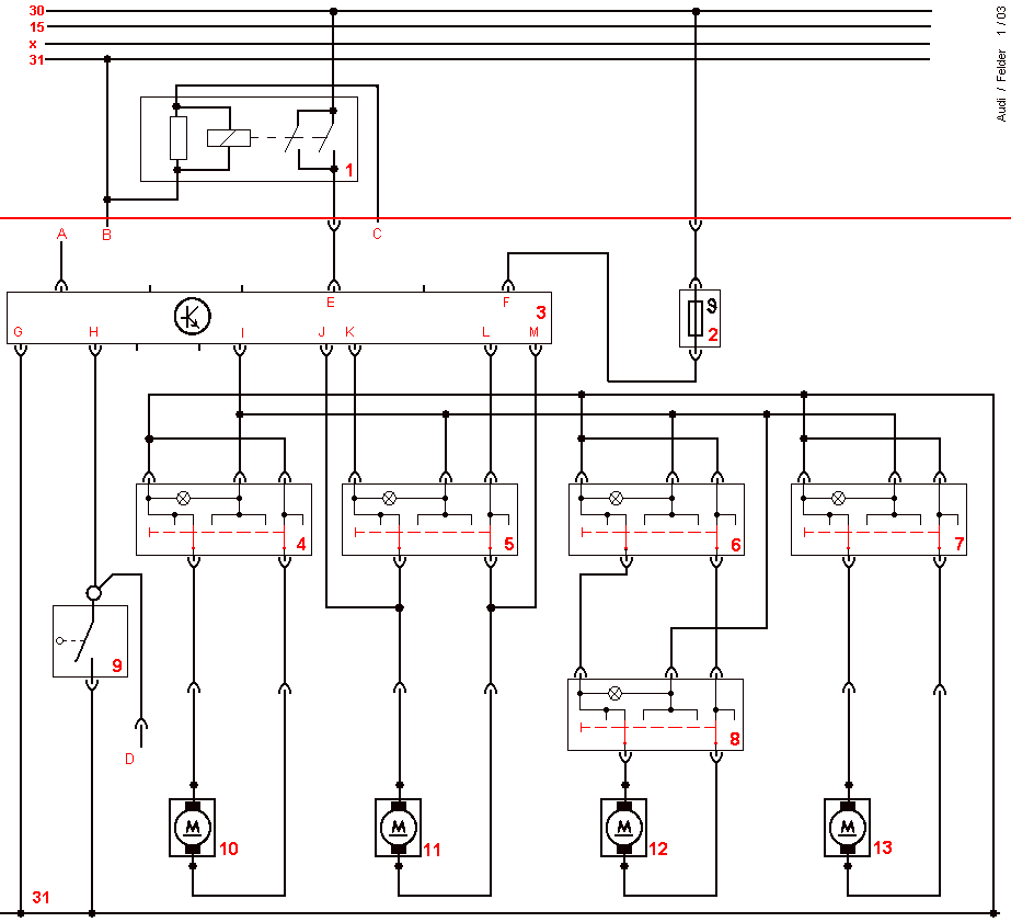 Schaltplan Universal Zentralverriegelung - Wiring Diagram