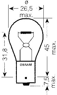 P21W-Kfz-Lampe