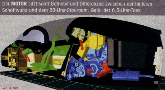 1-Liter-VW Triebwerk